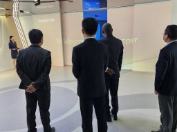 Visite de travail avec des partenaires leaders mondiaux dans le domaine de l'Intelligence Artificielle (IA)